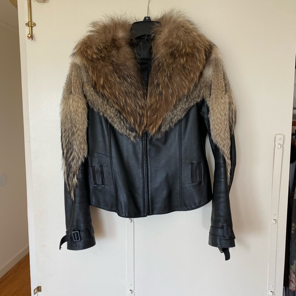 Custom Made Chic Leather Jacket - image 1